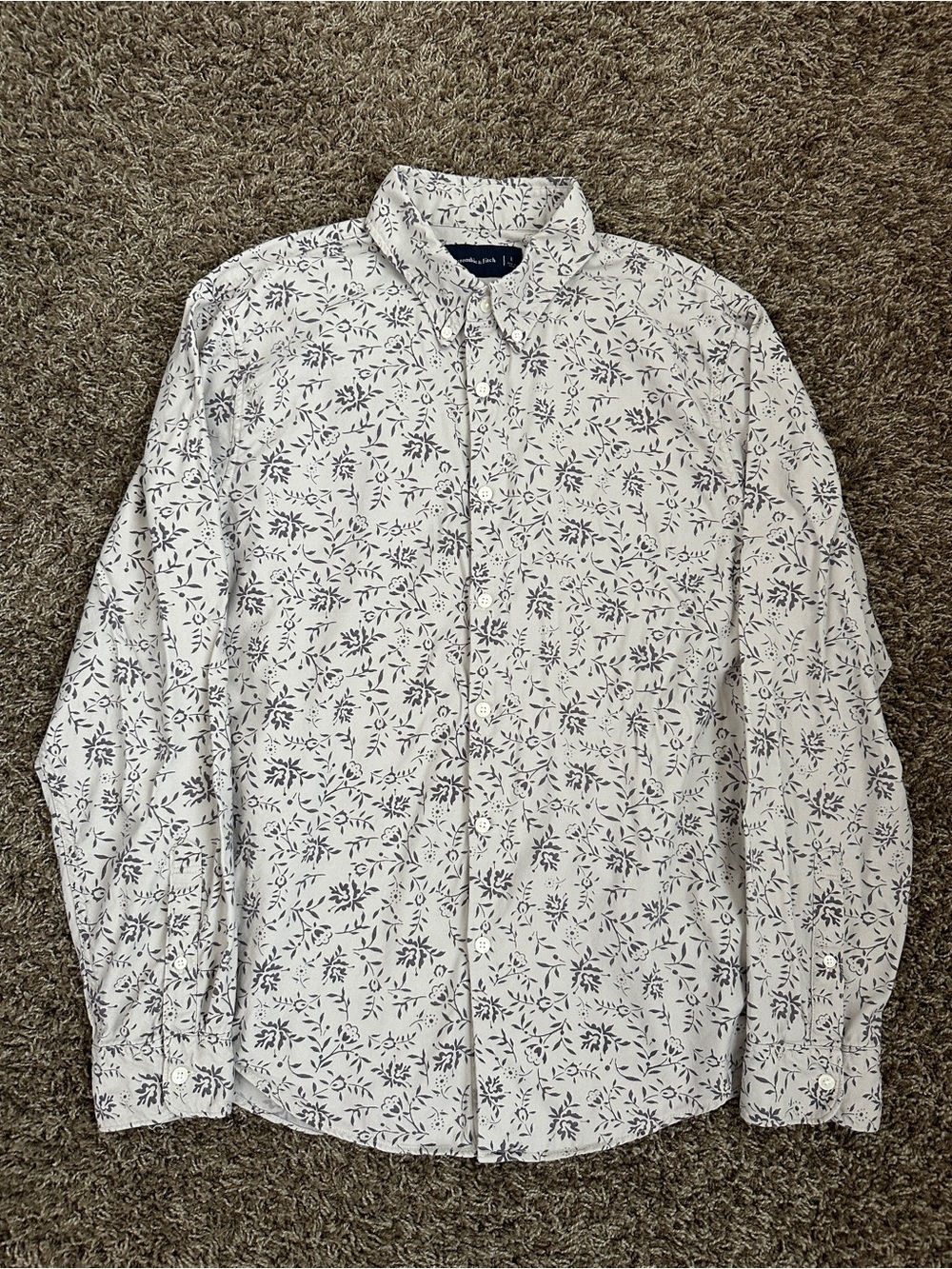 Men’s Abercrombie & Fitch Floral Button Down Size L